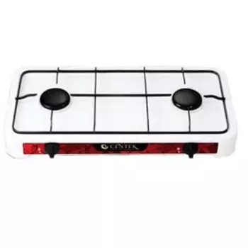 Плитка газовая Centek CT-1521, 2 конфорки, белая