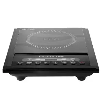 Плитка индукционная Galaxy GL 3054, 2000 Вт, 1 конфорка, 7 уровней, чёрная