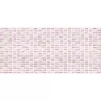 Плитка настенная Pudra мозаика розовый рельеф 200x440 (в упаковке 1,05 кв.м)