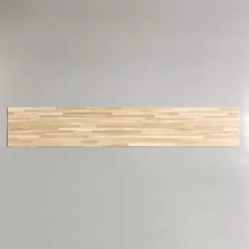 Плитка виниловая самоклеящаяся 91*15см бежевый ламинат