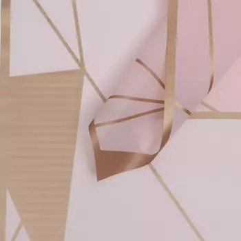 Плёнка для цветов, розовый, 58 х 58 ±5% см