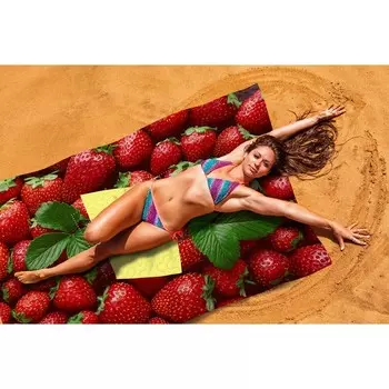 Пляжное покрывало, размер 145x200 см