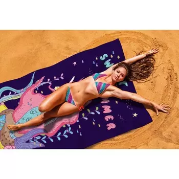 Пляжное покрывало, размер 145x200 см