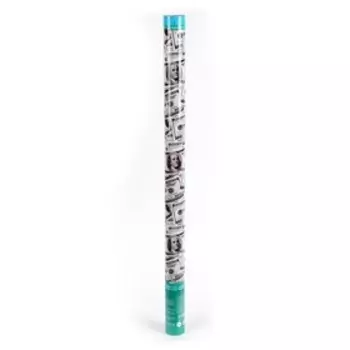 Хлопушка пневматическая «Доллар», серпантин, бумага, 80 см