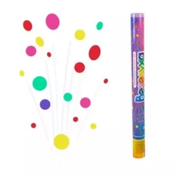 Хлопушка пневматическая «Разноцвет», круги, 60 см