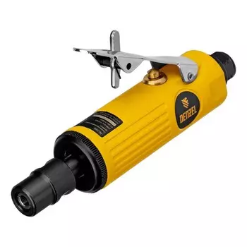 Пневмошлифмашина прямая DENZEL PGS25000, 25000 об/мин, 10 камней, цанга-3.6 мм, 113 л/мин