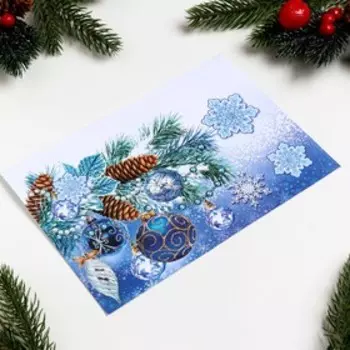 Почтовый конверт "Новогодний - 7" 23х12 см