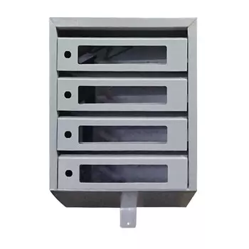 Почтовый ящик «Экспо-Люкс», 4 секций