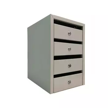 Почтовый ящик «Высотка», 4 секции