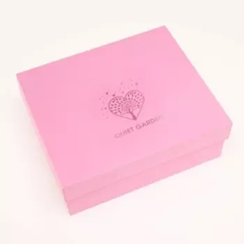 Подарочная 3D коробка, Quiet garden, 28,5 х 24 х 10,5 см