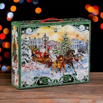 Подарочная коробка "Чудо-Тройка" 29 х 9 х 25 см