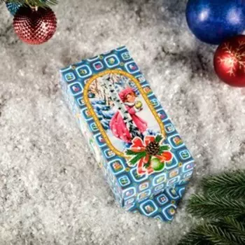 Подарочная коробка "Дети" синяя, 20 x 10 x 6 см