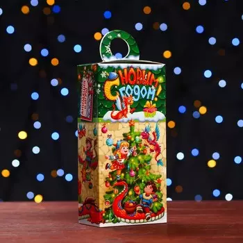 Подарочная коробка "Дом дракона" , сюрприз 11 х 6 х 21 см