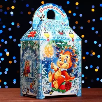 Подарочная коробка "Дракоши" 18,5 х 14 х 36 см