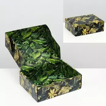 Подарочная коробка, двусторонняя, «Тропики» 27219 см