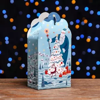 Подарочная коробка «Фантазия» в зеленом 12723 см