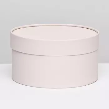 Подарочная коробка "Frilly" пудра, завальцованная без окна, 21 х 11 см