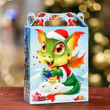 Подарочная коробка "Глазастики" , ПОДАРОК 17 х 6,8 х 20,8 см