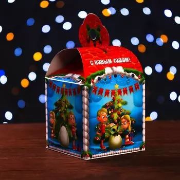 Подарочная коробка "История Дракоши" 12 х 12 х 17 см