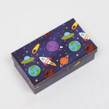 Подарочная коробка "Космос", 12 х 6,5 х 4 см