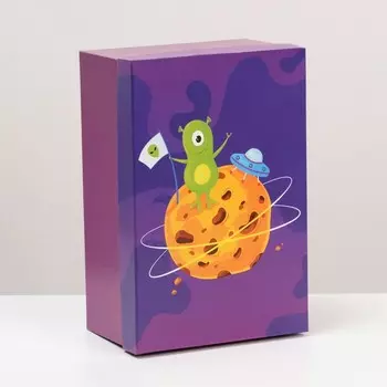 Подарочная коробка "Космос", 23,5 х 15,5 х 10 см