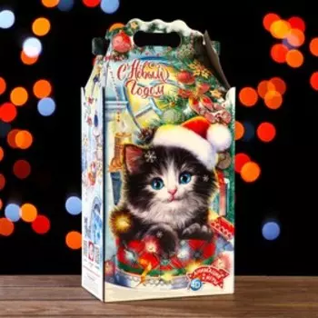 Подарочная коробка "Котики", 20,5 х 12,5 х 41 см