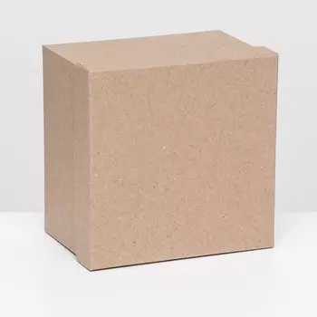 Подарочная коробка крафт, 16 х 16 х 11