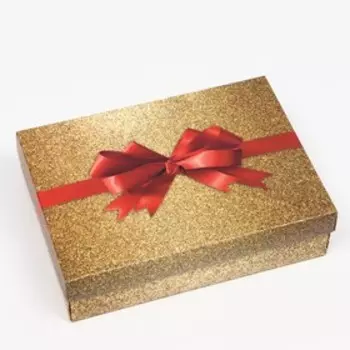 Подарочная коробка "Красный бант", 21 х 15 х 5,7 см