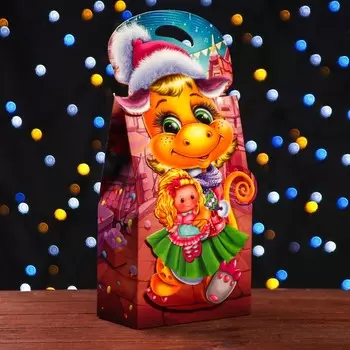 Подарочная новогодняя коробка «Крошка Дракошка», 16.58.627 см
