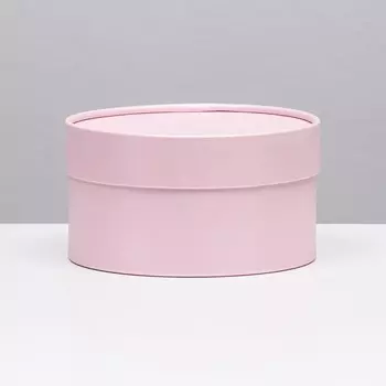 Подарочная коробка "Нежность" розовая, завальцованная без окна, 18 х 10 см