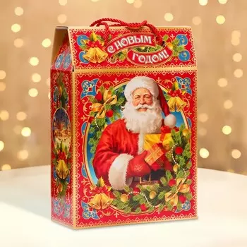 Подарочная коробка новогодняя Холидей 23 х 10 х 33 см