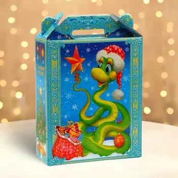 Подарочная коробка новогодняя Подарок «Визит» 16.8725 см