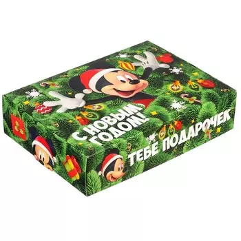 Коробка подарочная «С Новым годом», 21155 см, Микки Маус и друзья