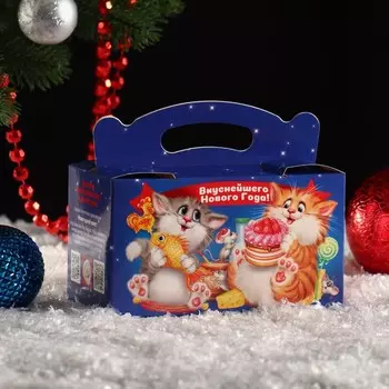 Подарочная новогодняя коробка «Пир», для сладких подарков, 158.48.3 см