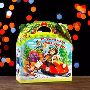 Подарочная коробка "Почта", 22 х 9 х 22 см