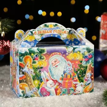 Подарочная коробка "Праздник в лесу", 20 x 12 x 19 см