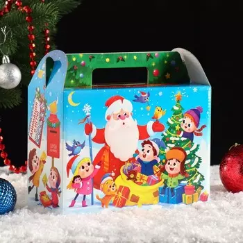 Подарочная коробка "Радостная встреча", 23 х 10,5 х 16,5 см