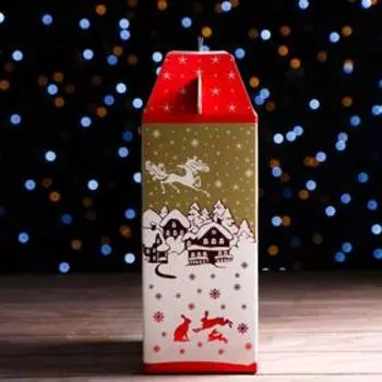 Подарочная коробка "С Новым годом и Рождеством!", 16 х 10 х 23 см