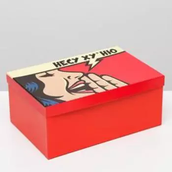 Подарочная коробка с приколами "Несу", 30,5 х 20 х 13 см