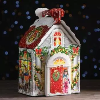 Подарочная коробка «С Сантой», 18.814.629.7 см