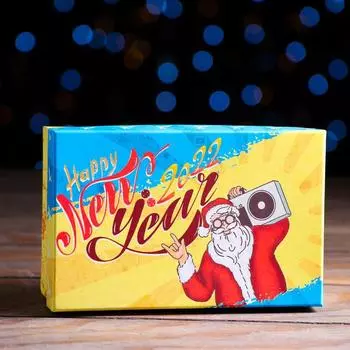 Подарочная коробка "Санта", 15 х 9,5 х 6 см