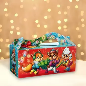 Подарочная новогодняя коробка «Снегурочка»231010 см