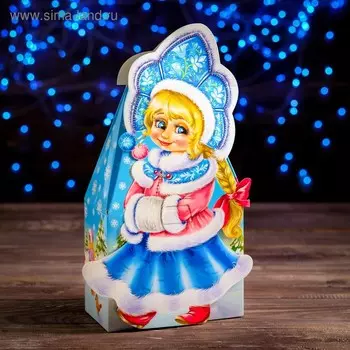 Подарочная коробка "Снегурочка", 27 х 8,6 х 16,5 см