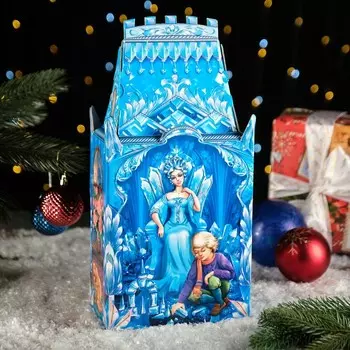 Подарочная коробка "Снежная Королева", 17,8 х 10,8 х 36,5 см