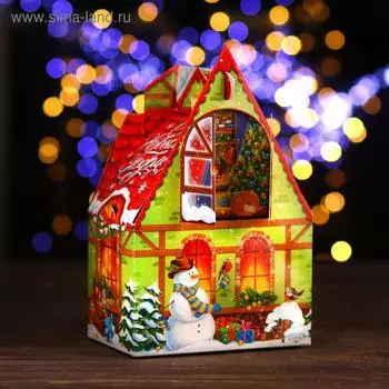 Подарочная коробка "Теплый праздник", 17,6 х 11,1 х 18,8 см