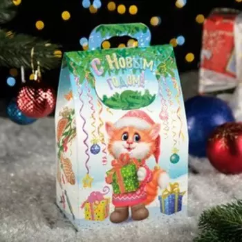 Подарочная коробка "Заяц - Кот", 20106 см