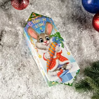 Подарочная коробка "Заяц - Кот", 12723 см