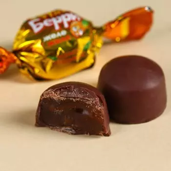 Конфеты на новый год шоколадные «Верь в чудеса», с кусочками манго, 30 г.