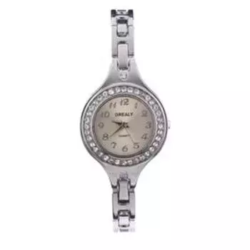 Подарочный набор 3 в 1 "Новый год": наручные часы d=2.7 см, серьги, кулон