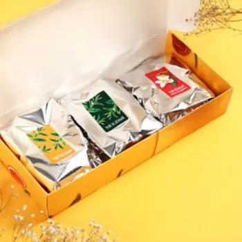 Подарочный набор чая «Весна в сердце», 3 шт. x 50 г.